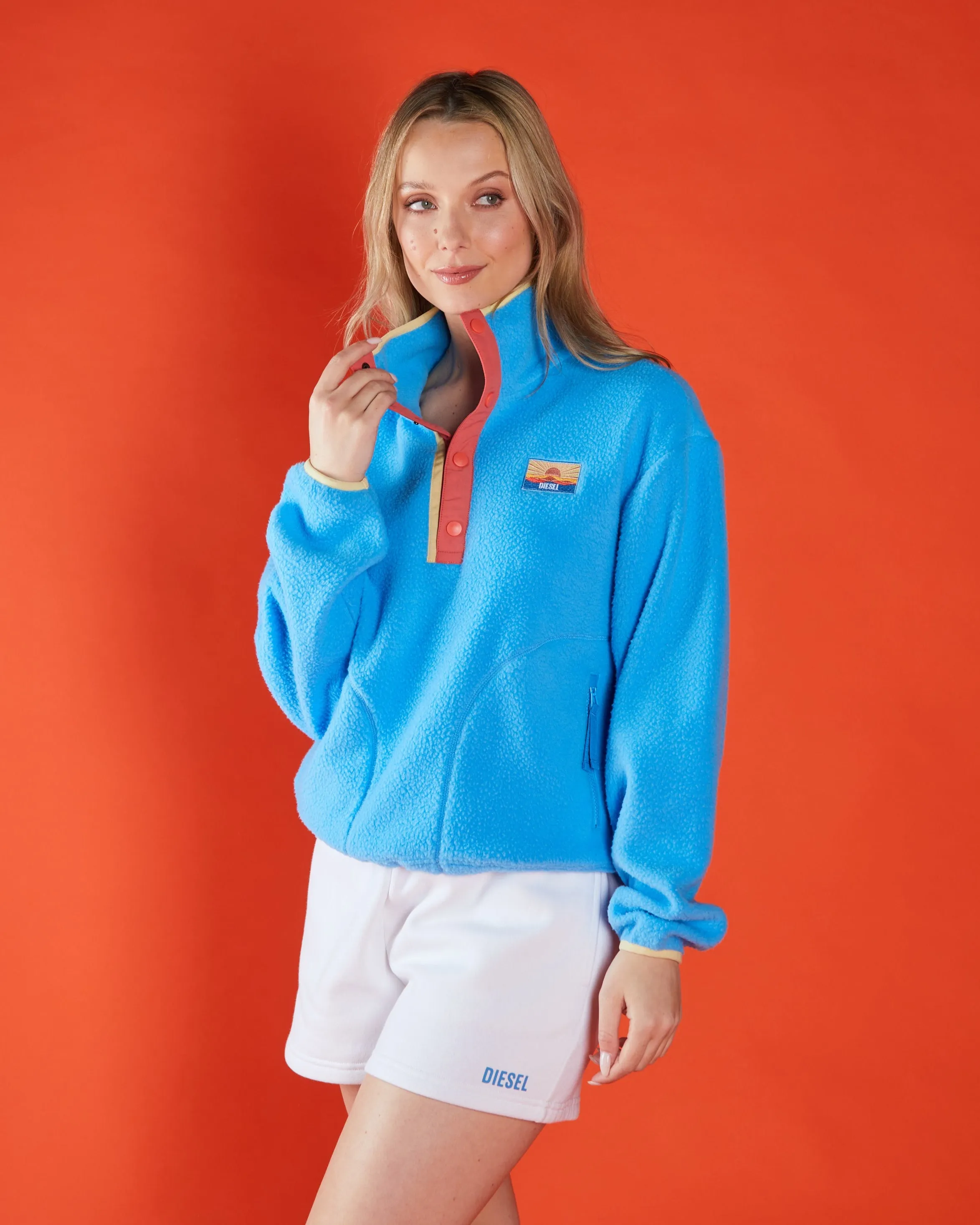 Constance Fleece Halcyan Blue group wear