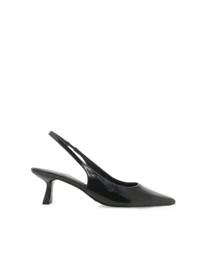 AYLA - BLACK PATENT Urban Cool Elegant Sandals