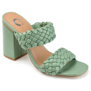 Journee Collection Women's Melissa Pump platform sandals Ankle Strap Heels