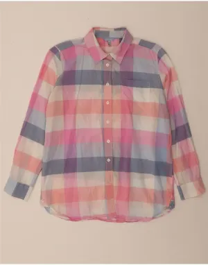 Effortless Comfort JOULES Womens Shirt UK 12 Medium  Multicoloured Check Cotton