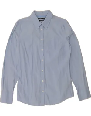 TOMMY HILFIGER Womens Shirt UK 14 Medium Blue Cotton family gathering