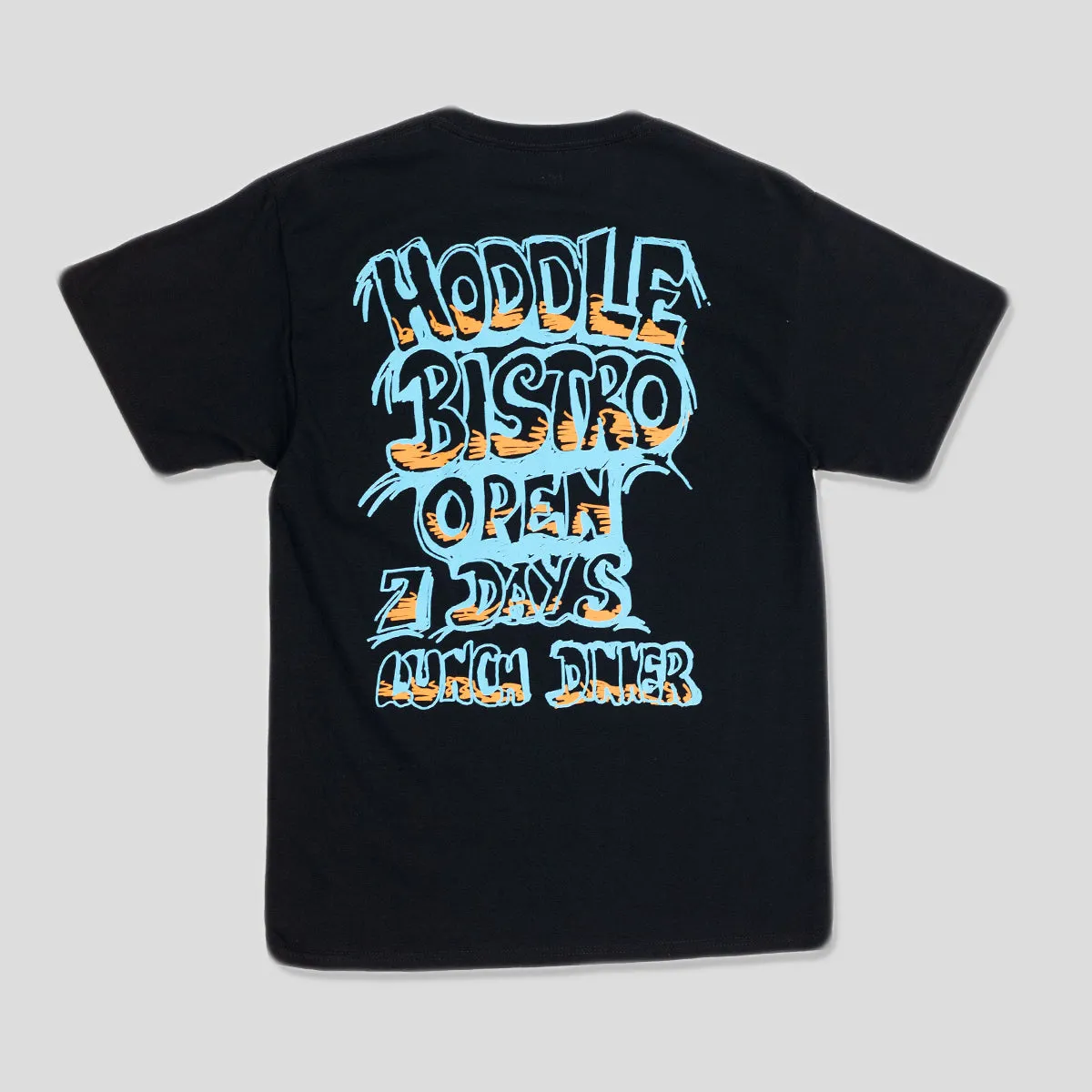 Casual everyday wear Active Wear HODDLE "BISTRO" TEE BLACK