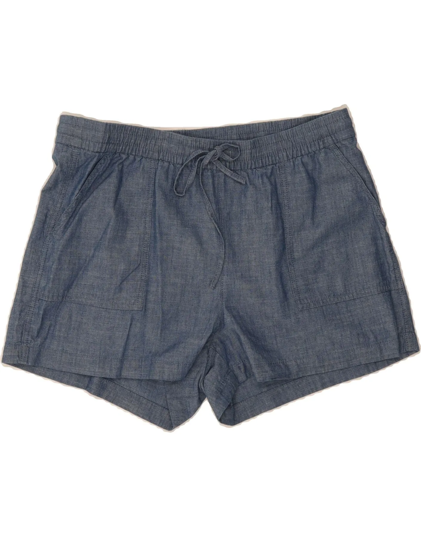 Minimalist Style Static Dissipating Fiber J. CREW Womens High Waist Casual Shorts Large W36 Blue Cotton