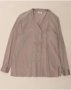 Non Restrictive Fit CHERIE Womens Shirt Blouse IT 48 XL Grey