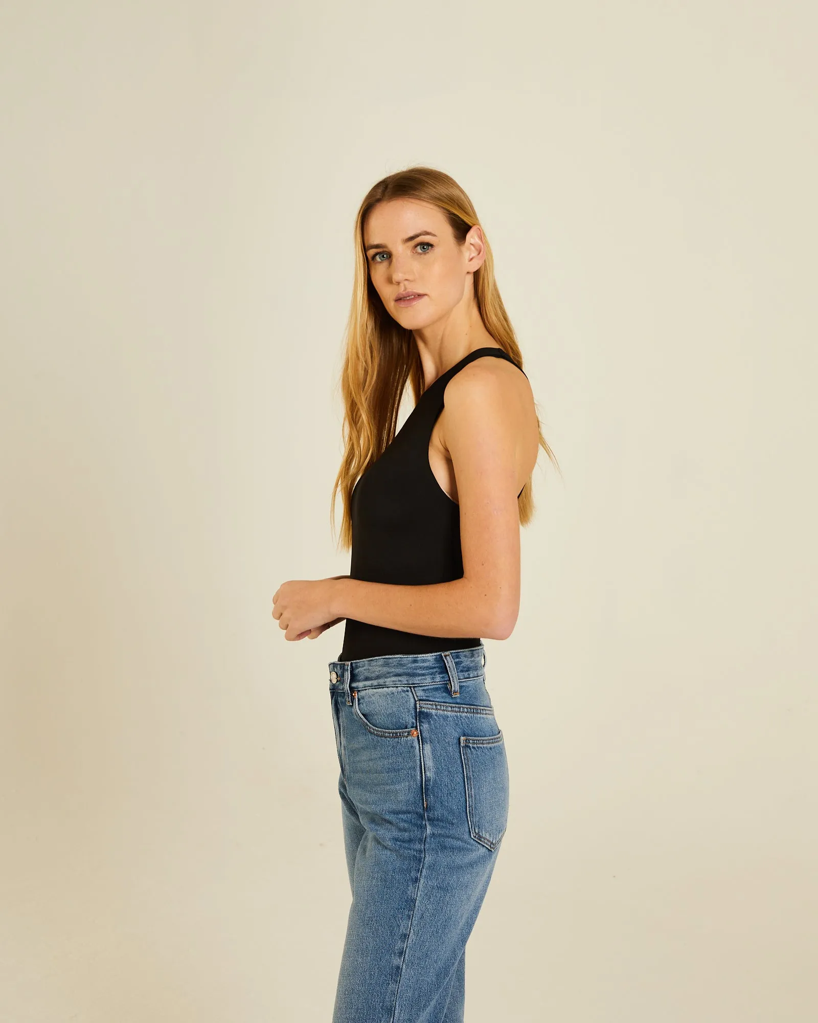 Rianna Body Suit Black Gym clothing