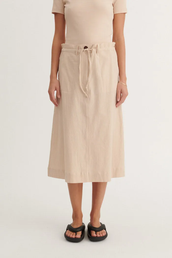 Classic Touch Cozy Vibe Beate Skirt - Smokey Grey