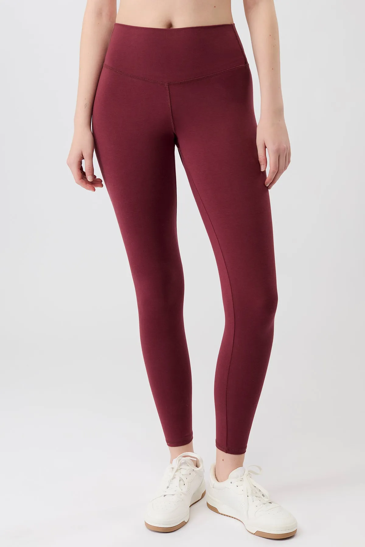 Best Loved Legging - Beet Stretchy Waist Performance Fit