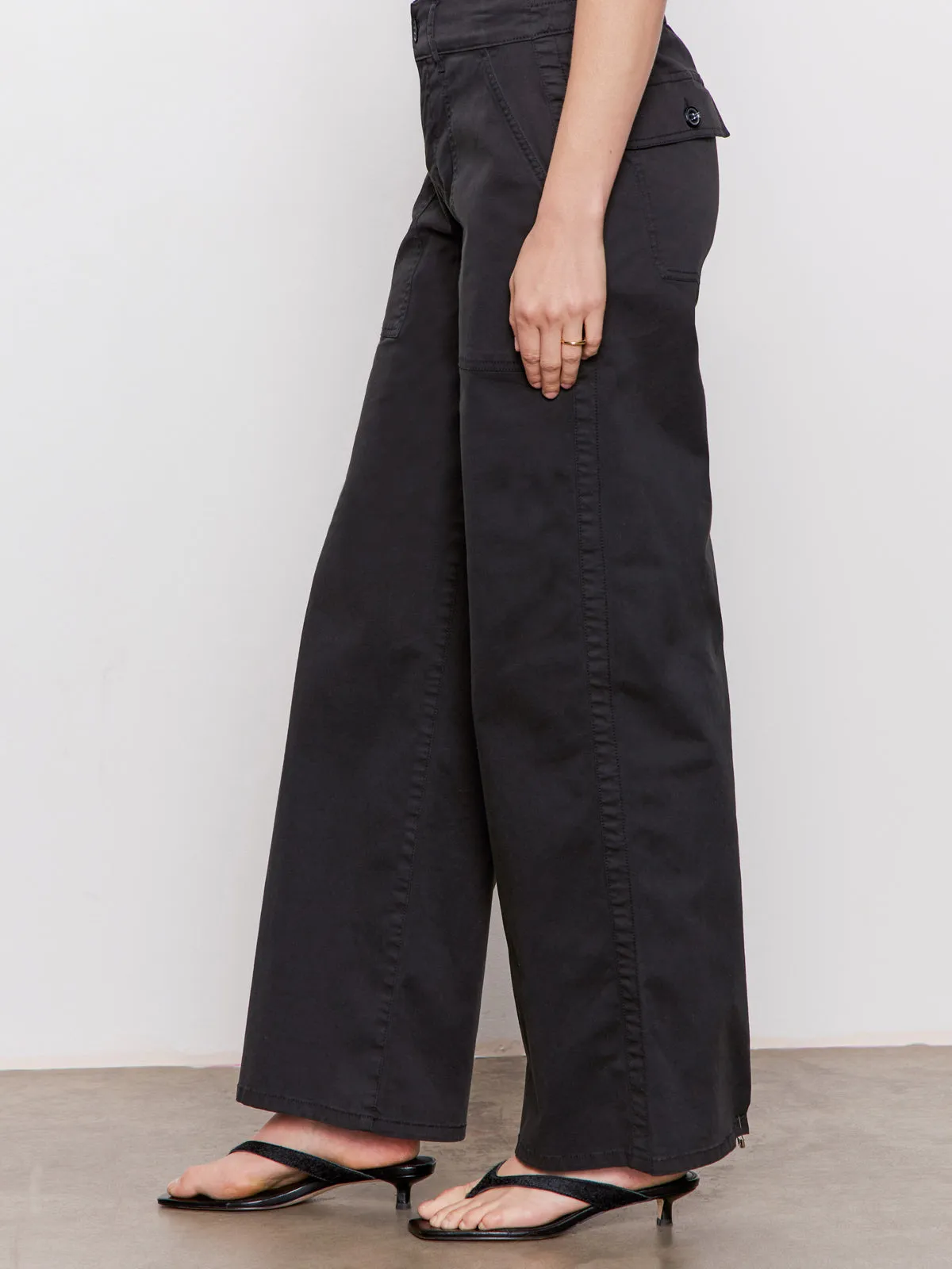 Cruiser Full Length Pant Black Stable Shape Casual Wear