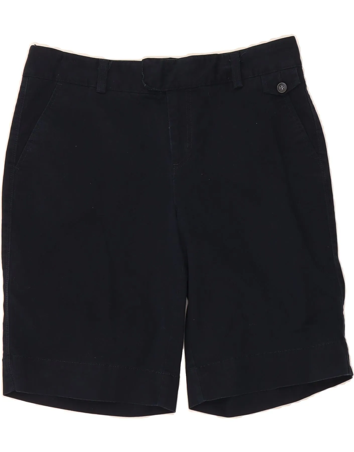 DOCKERS Womens Chino Shorts US 10 Large W34  Navy Blue Cotton Boho chic Non Restrictive Fit