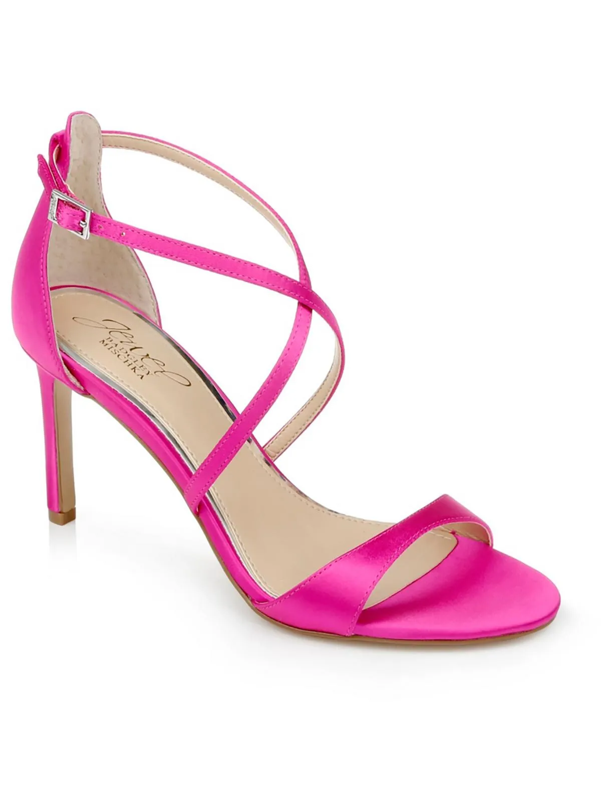 DIMITRA Womens Glitter Ankle Strap Pumps Premium Sandals