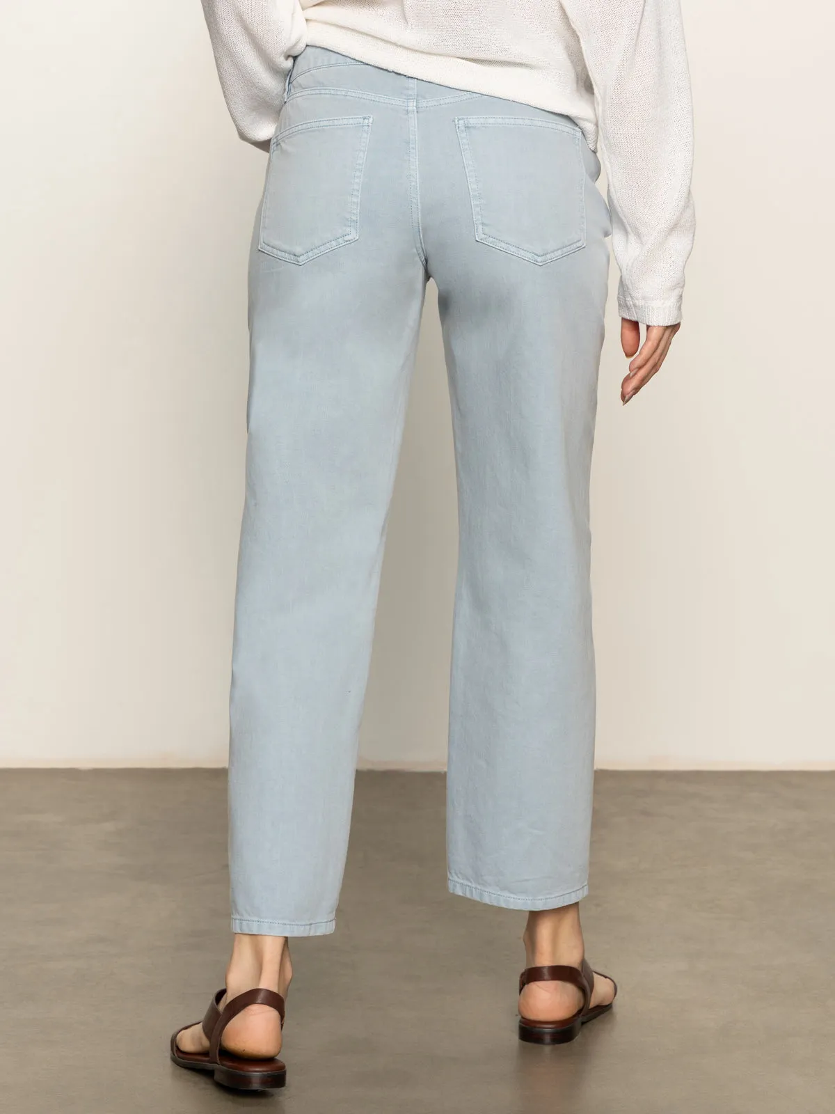 District Column Standard Rise Ankle Jeans Blue Mirage Urban Edge Breathable activewear