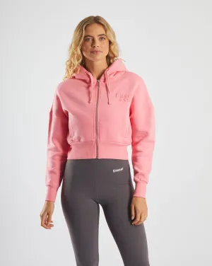 Simple Fashion Autumn Wear Dita Zipper Pink Blush