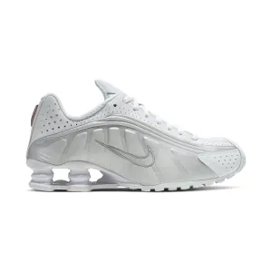 Nike Shox R4 'White Metallic Silver' Women's Shoes fitness gear