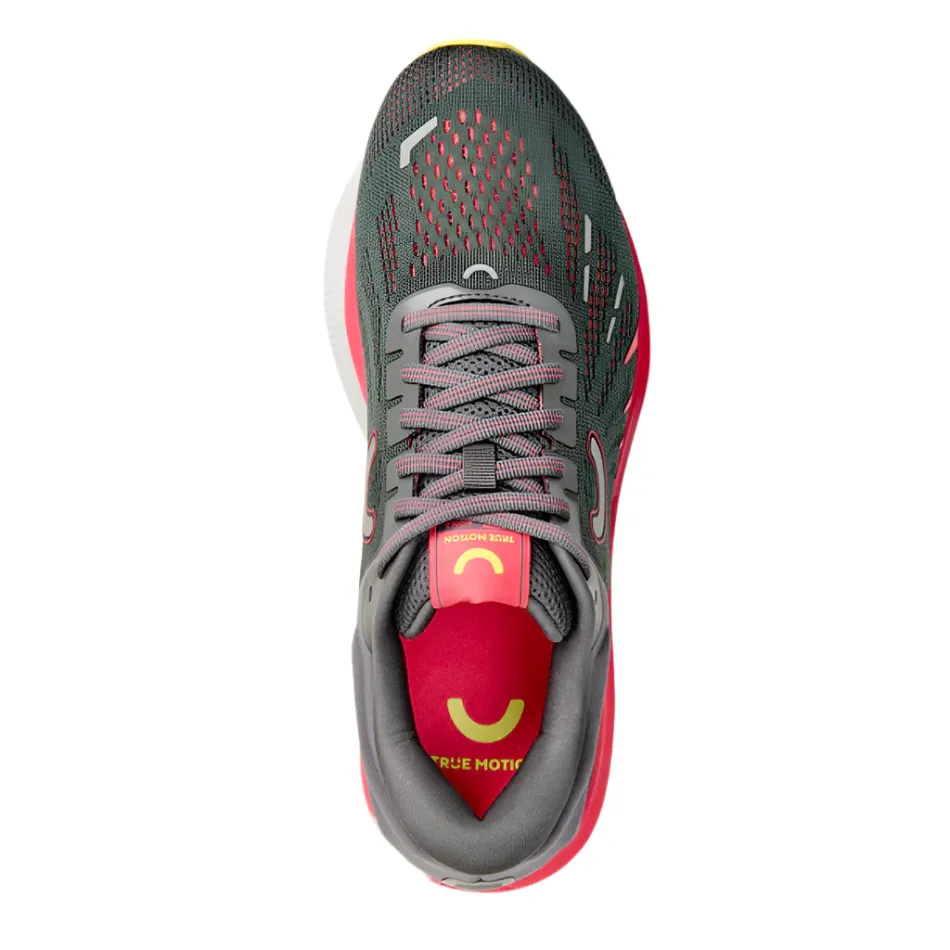 Truemotion Women's U-TECH Aion 3 Running Shoes in Castlerock/Rouge Red/Lemon Verbena AW25 Moisture control