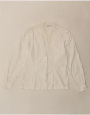 Minimalist Design Minimalist fashion VINTAGE Womens Shirt Blouse UK 16 Large White