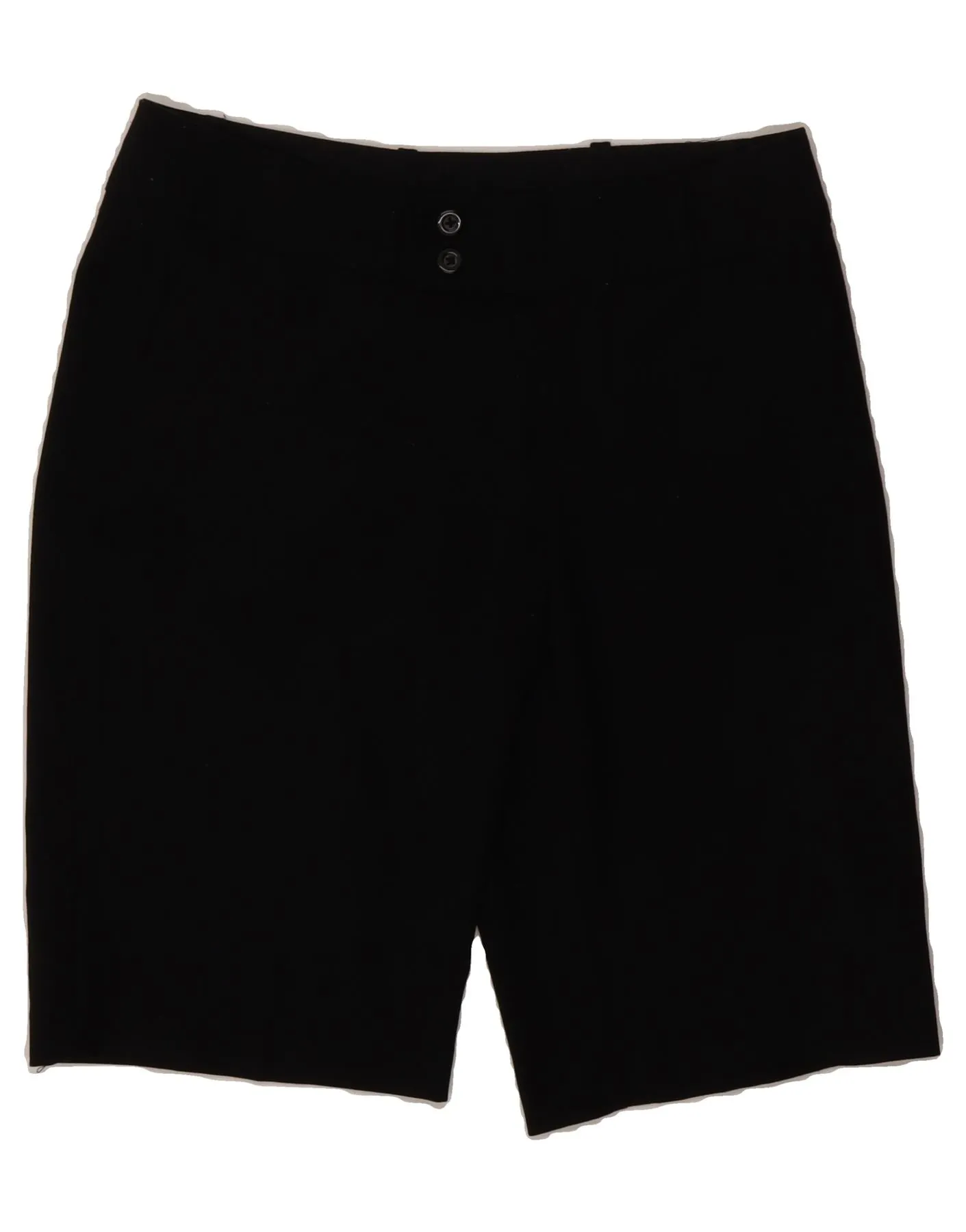 Matte Look MOSSIMO Womens Bermuda Chino Shorts US 4 Small W30 Black Rayon