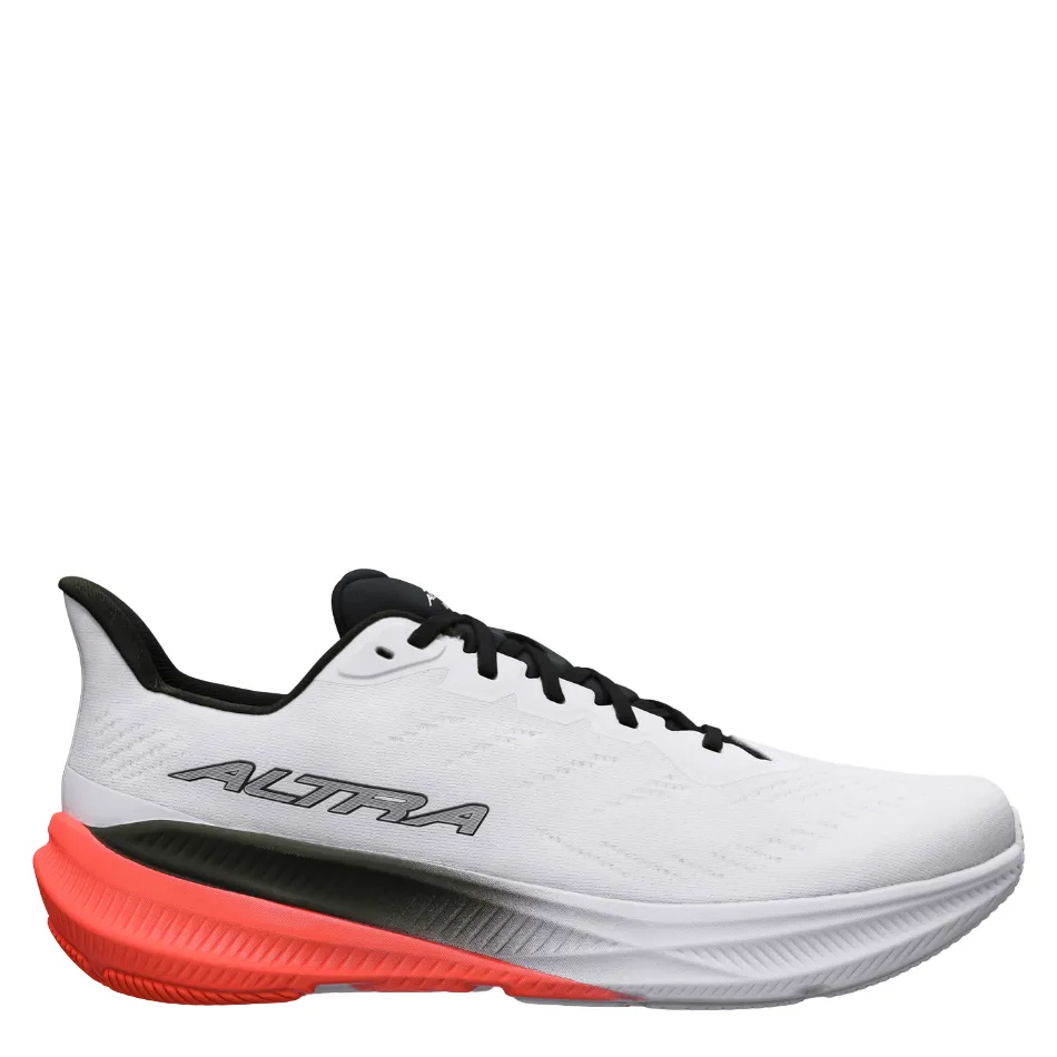 outdoor track running option hook - and - loop - trimmed - design shoes Altra Women's Experience Flow 2 Berlin Running Shoes in White/Coral AW25