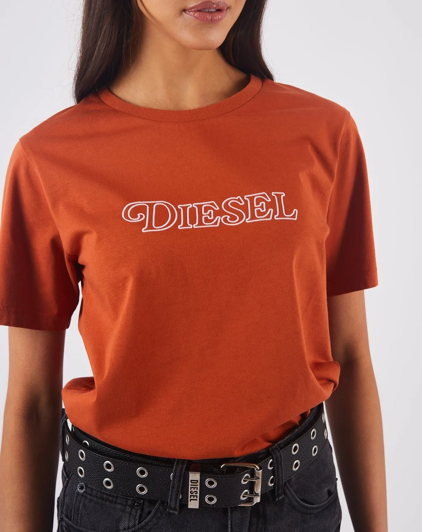 Layering Essential Sharon T-Shirt Cinnamon Orange
