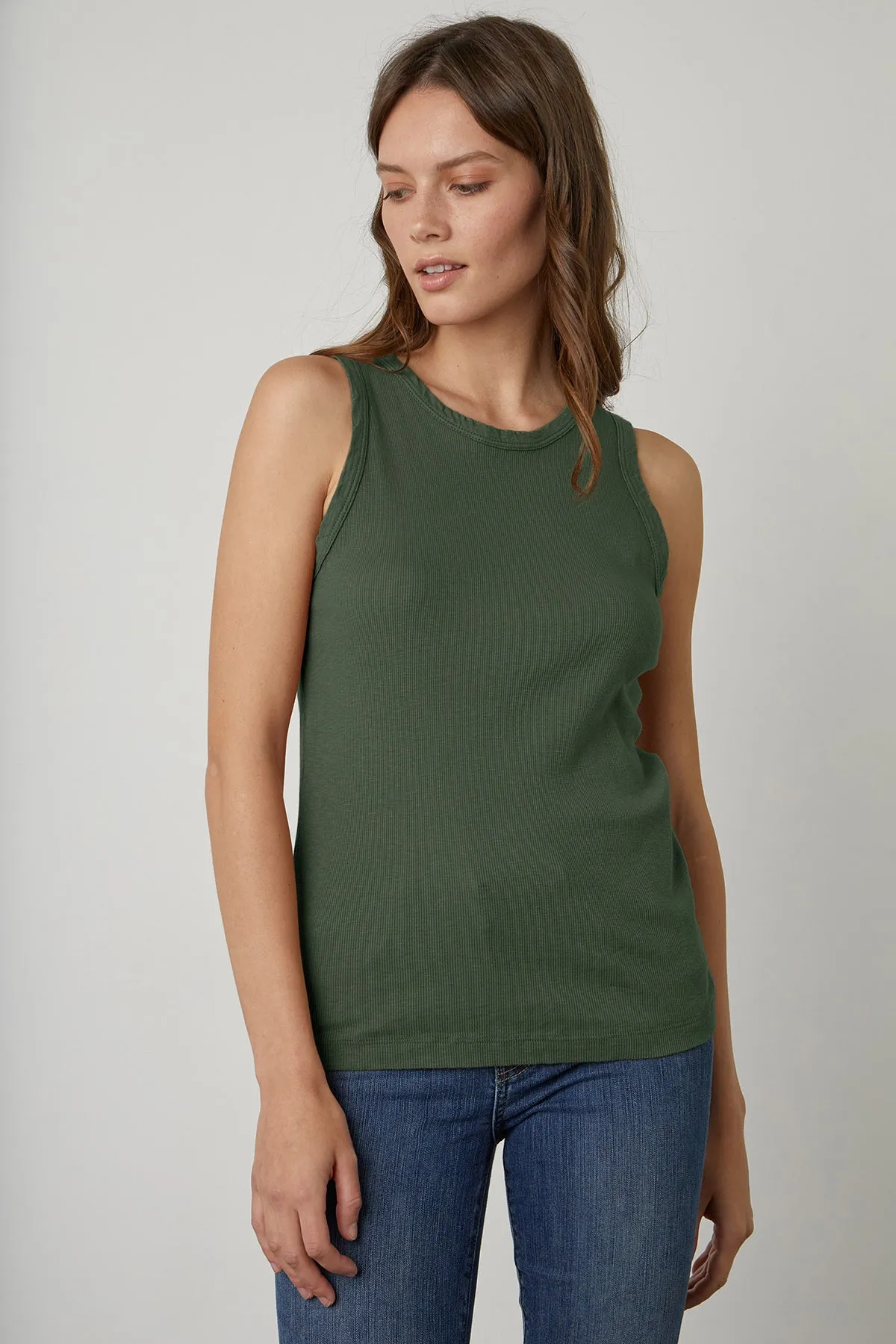 SlimFit MAXIE RIBBED TANK TOP