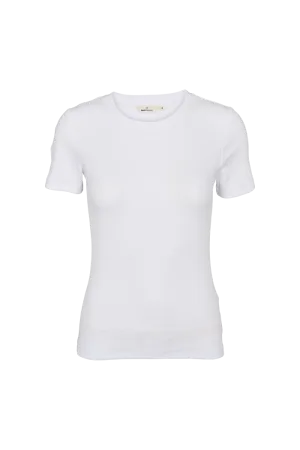 Ludmilla O-Neck - Bright White Comfortable and stylish