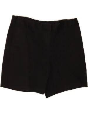 IZOD Womens Chino Shorts US 12 Large W34  Black Cotton Versatile Outfit color block