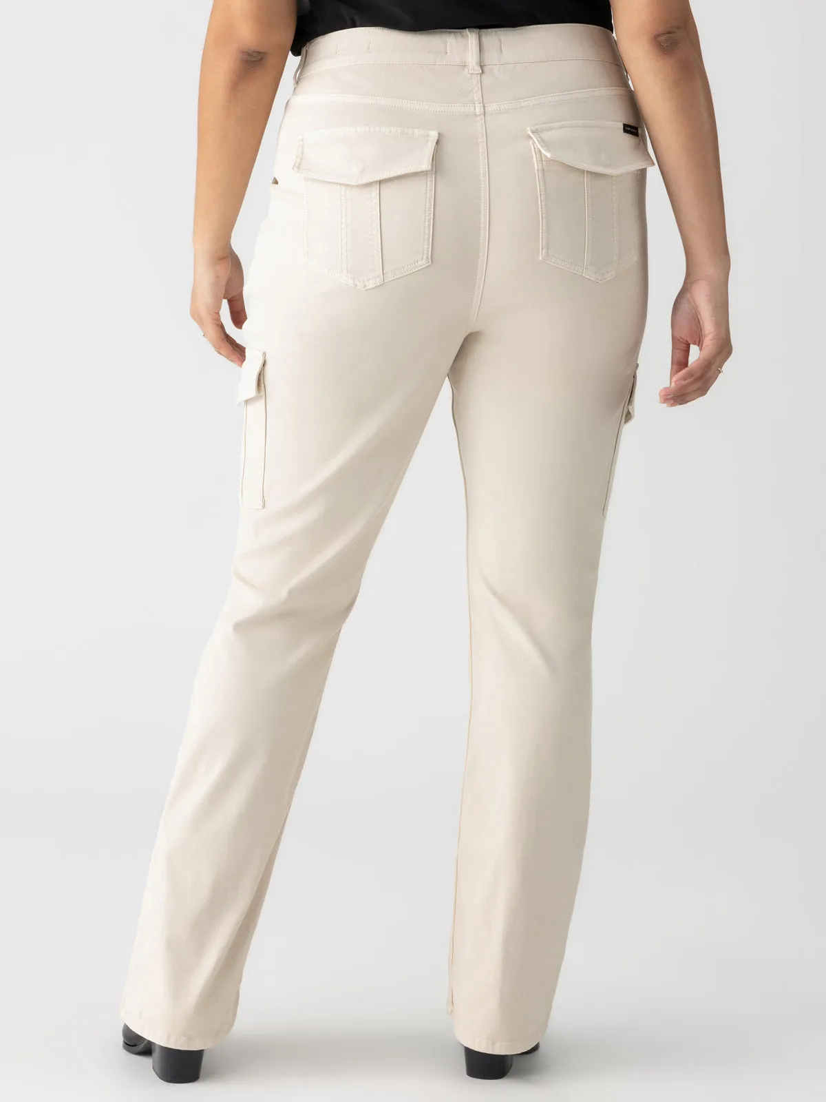 All Day Comfort Fit Sculpted Hayden Bootcut Standard Rise Pant Toasted Almond Extended Sizing