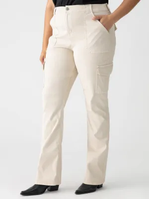 Secure fit Flexible Seam Sculpted Hayden Bootcut Standard Rise Pant Toasted Almond Extended Sizing