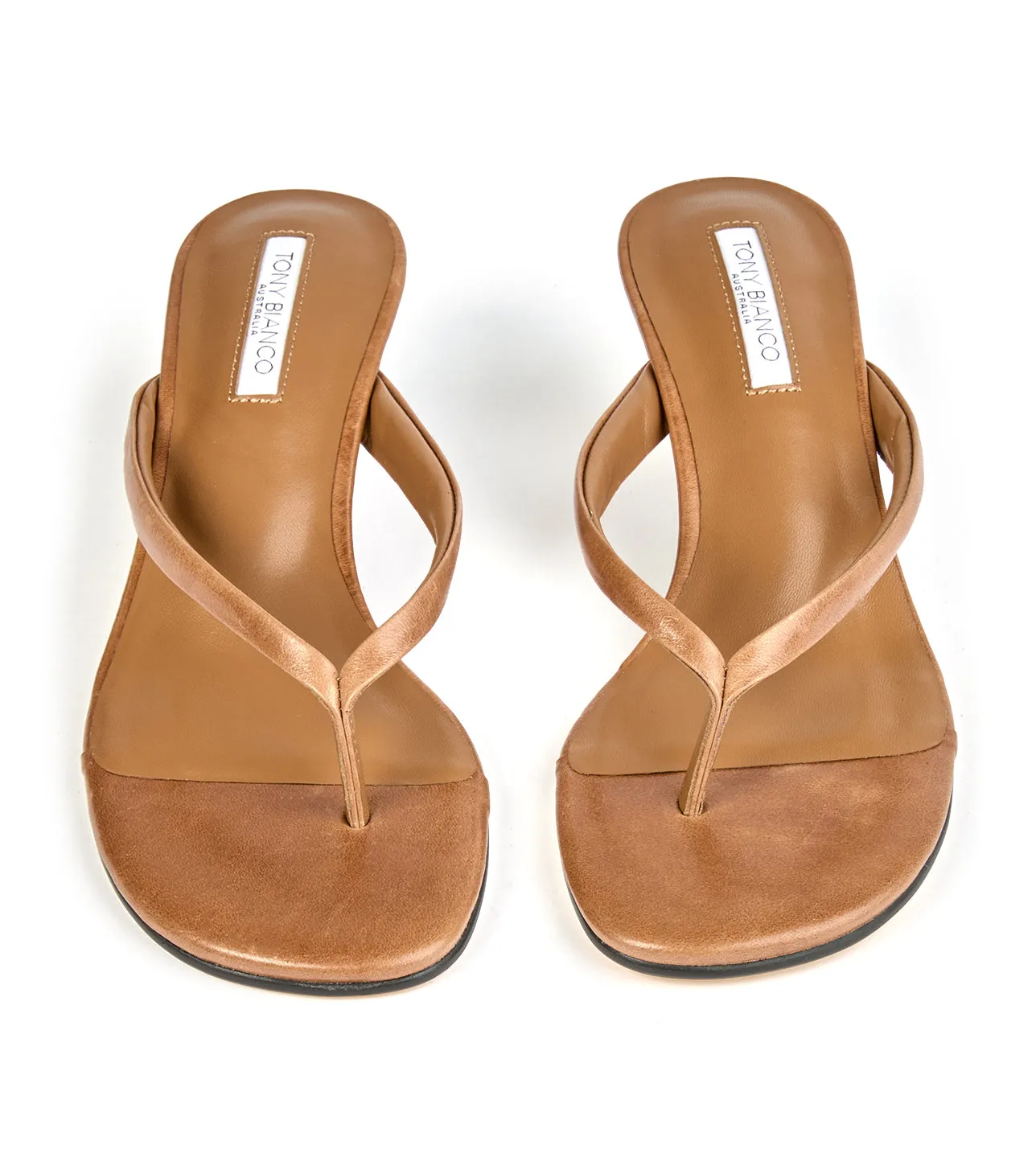 Edgy Tan Vintage Power Look Holiday Sandals