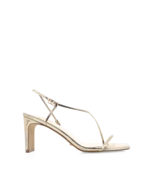 True Fit Clear High Heels PAULINE - GOLD METALLIC