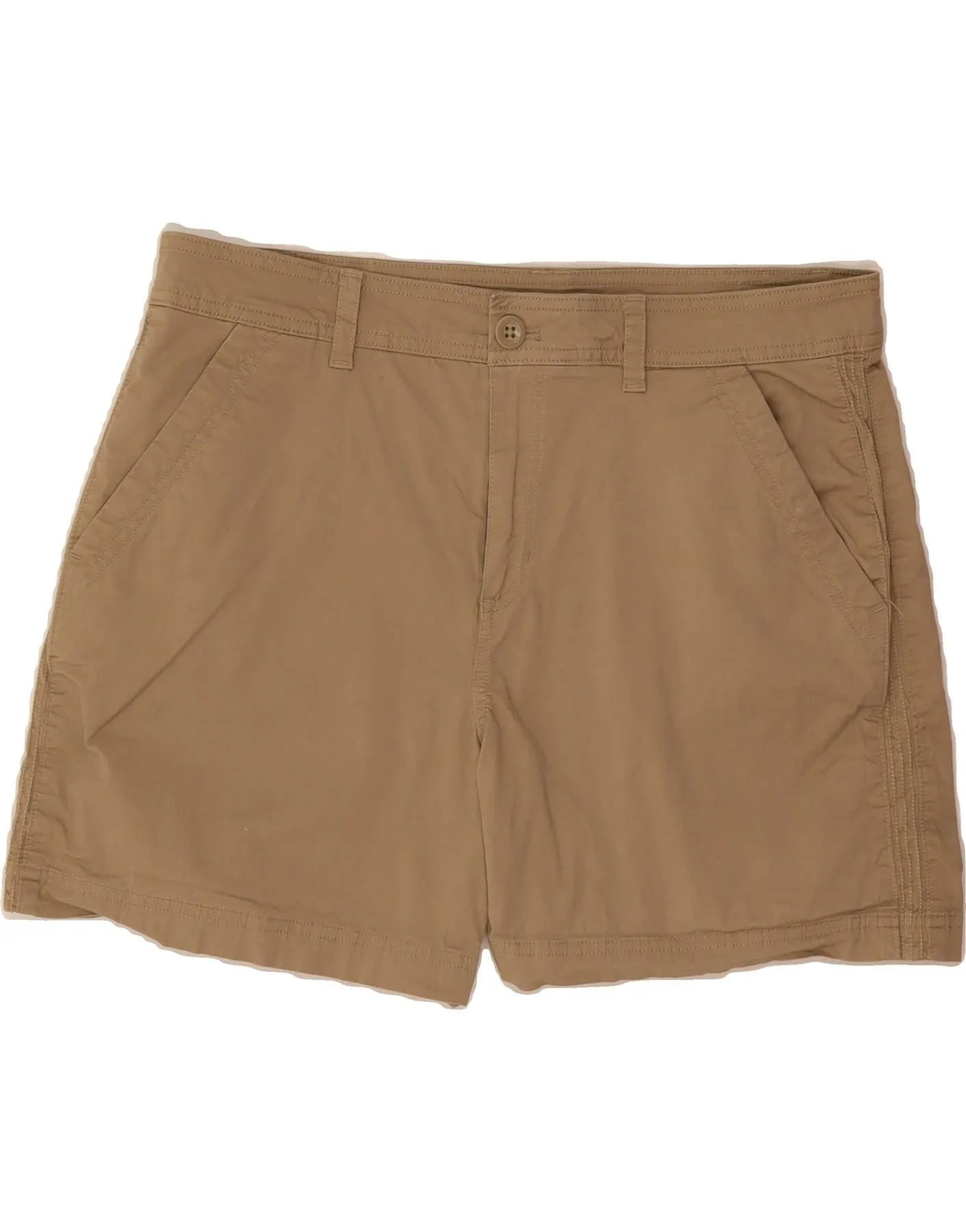 family gathering EDDIE BAUER Womens Chino Shorts US 14 XL W36  Beige Cotton