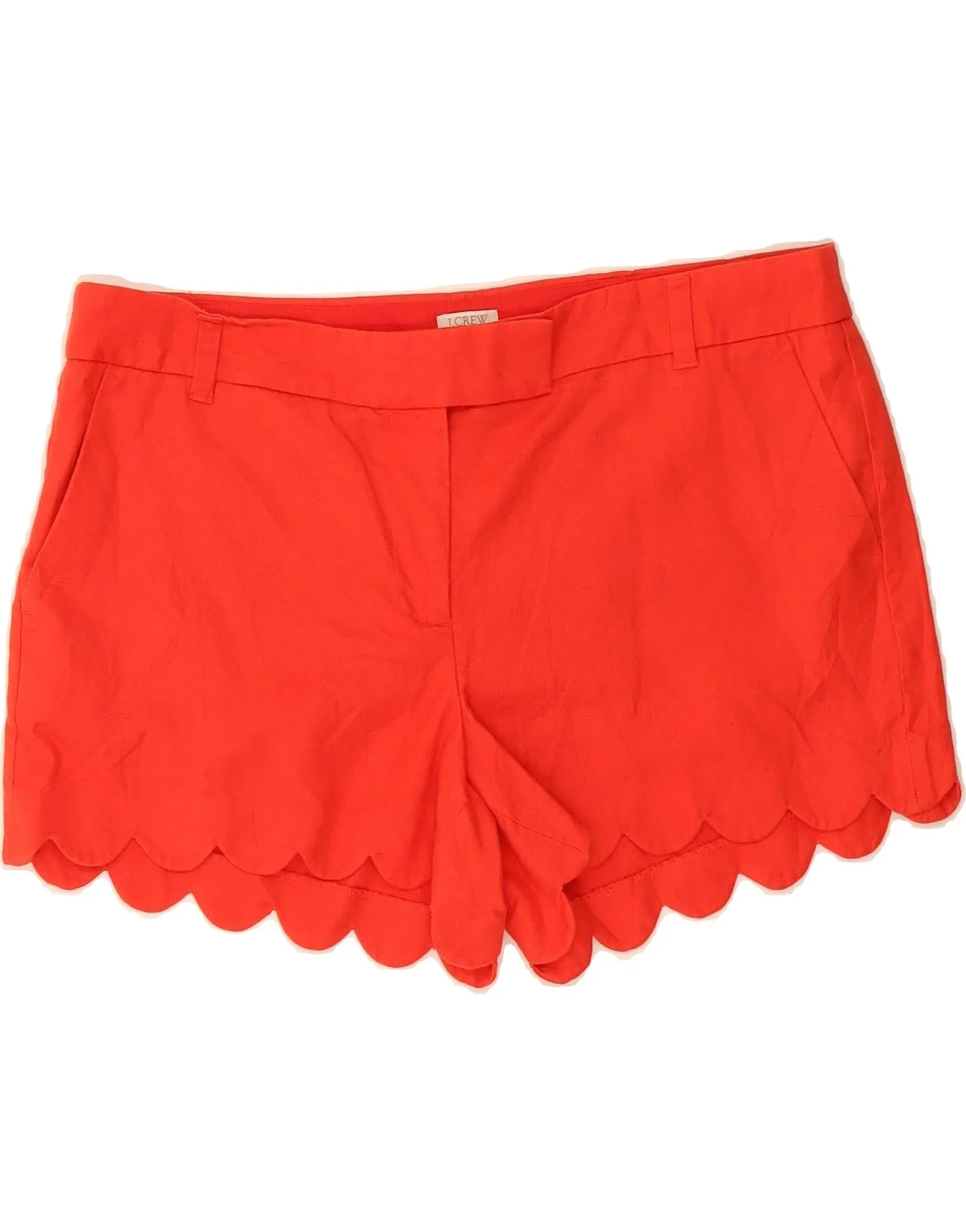 J. CREW Womens Chino Shorts US 14 XL W36  Red Linen holiday season