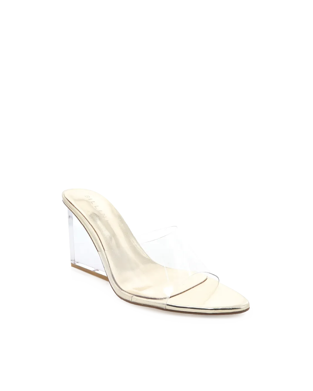 Casual Style Bridal Shoes with Embellishments NYDIA - CLEAR-LIGHT GOLD SHINE