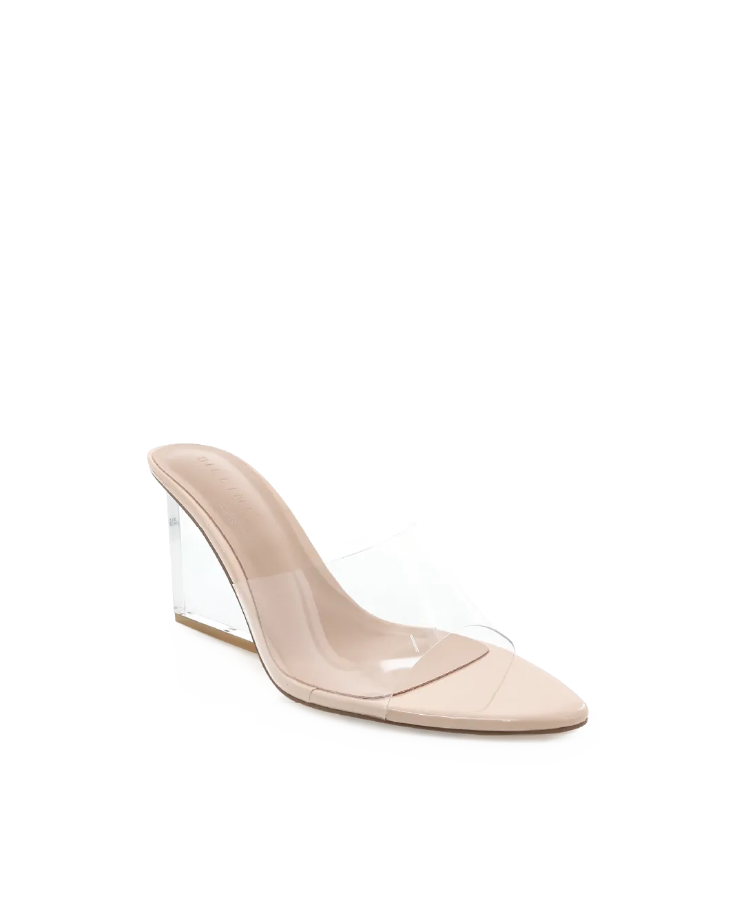 Cute Party Heels NYDIA - CLEAR-NUDE PATENT