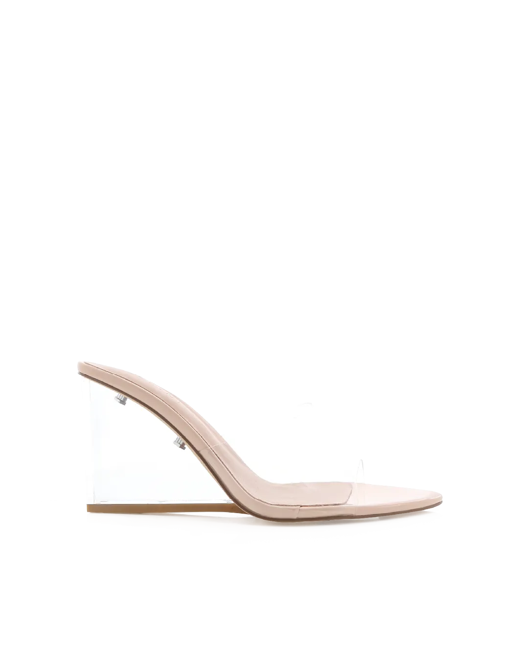 Velvet Wedding Heels Sexy High Heels NYDIA - CLEAR-NUDE PATENT