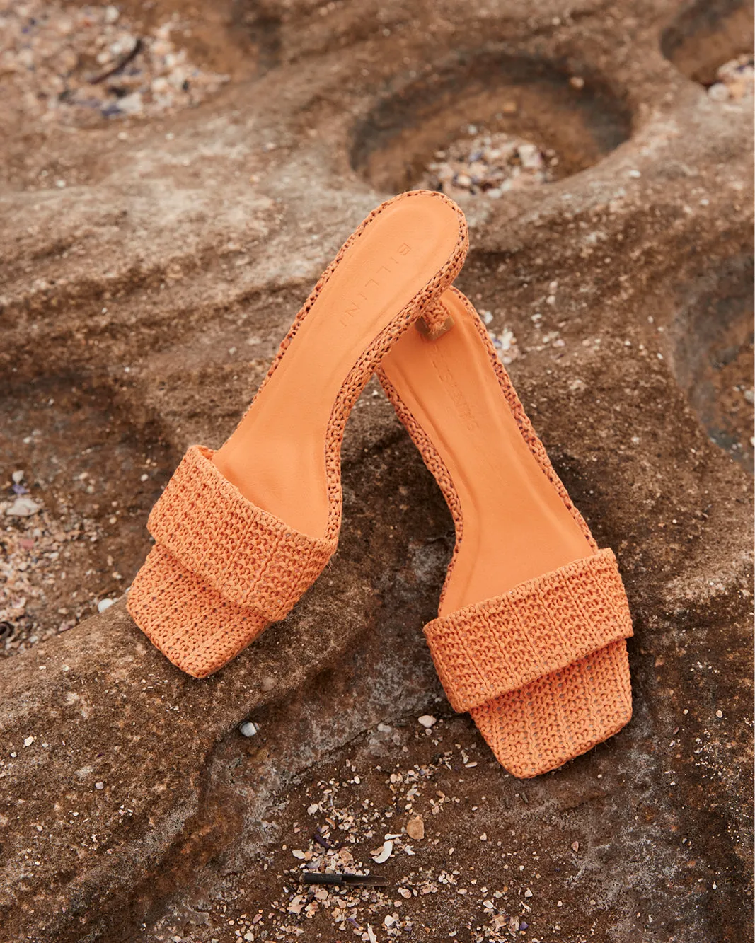 OLGA - NECTARINE RAFFIA Formal Sandals Stylish Booties