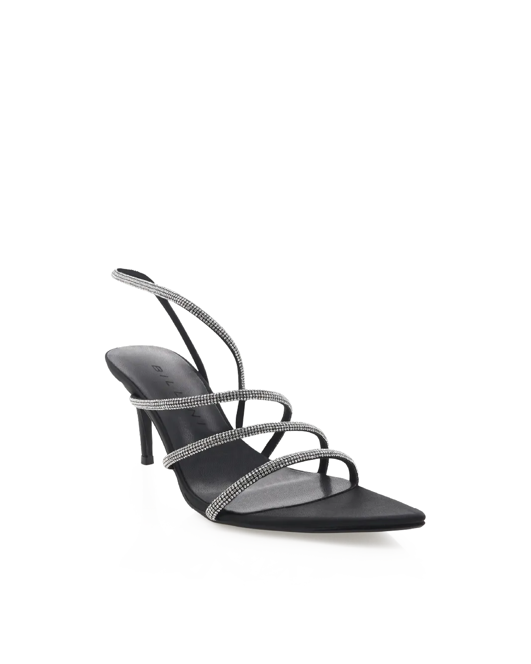 Comfort Padding ELOWEN - BLACK SATIN-DIAMANTE