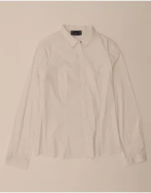 Lightweight Construction CHOPIN ROMA Womens Shirt UK 10 Small White Cotton