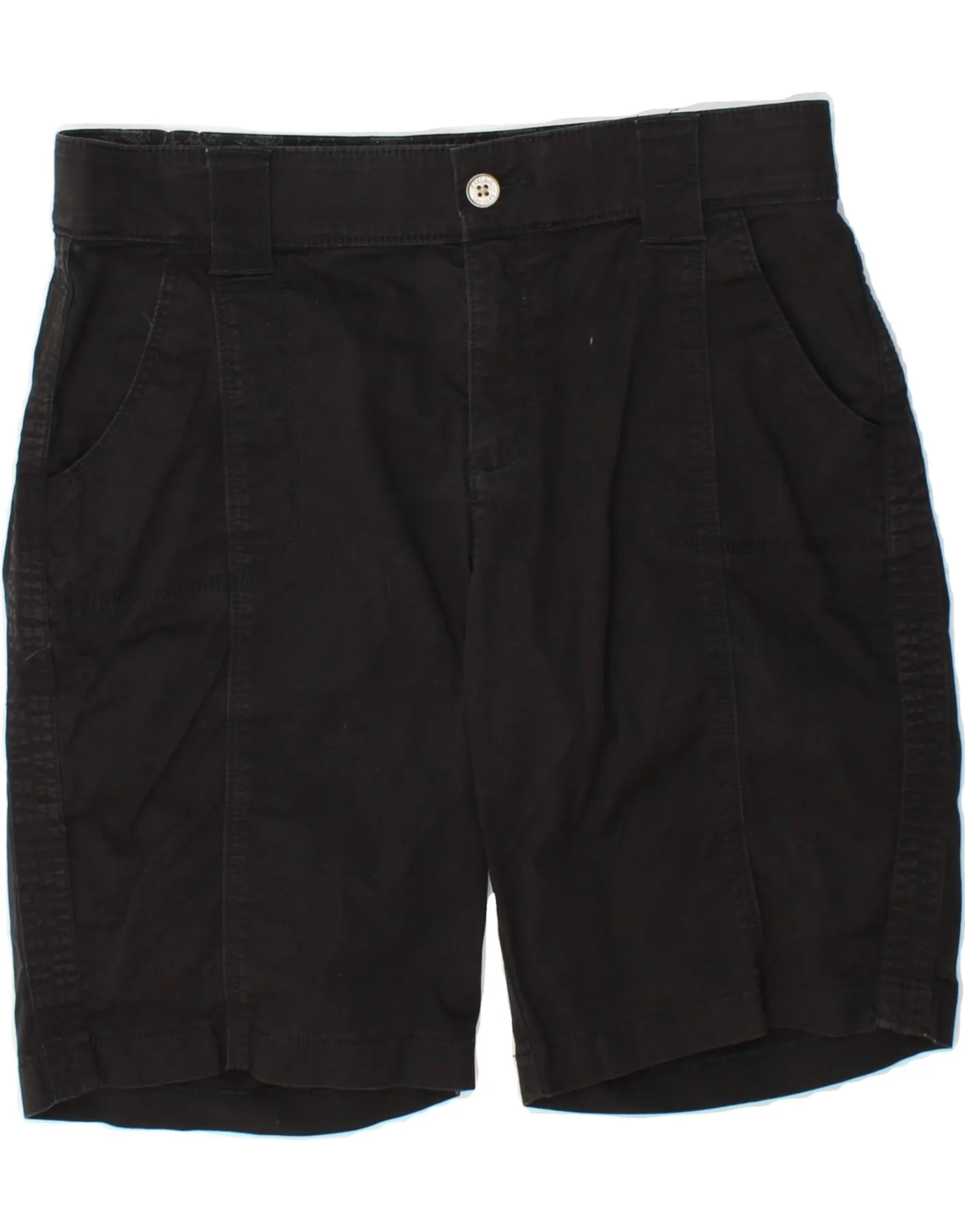 LEE Womens Comfort Fit Chino Shorts US 6 Medium W34  Black Cotton Trendsetting
