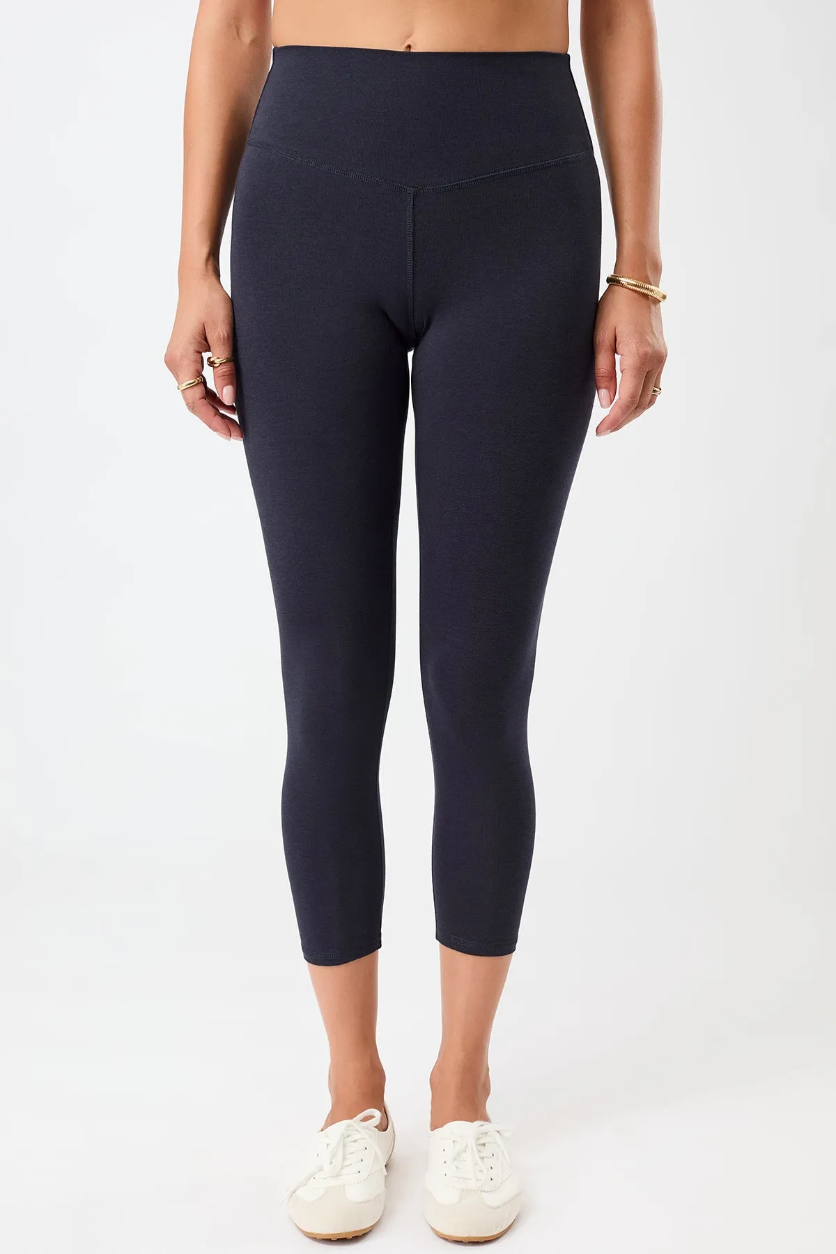 Light Fit Breathable Feel Best Cropped Legging - Night Sky