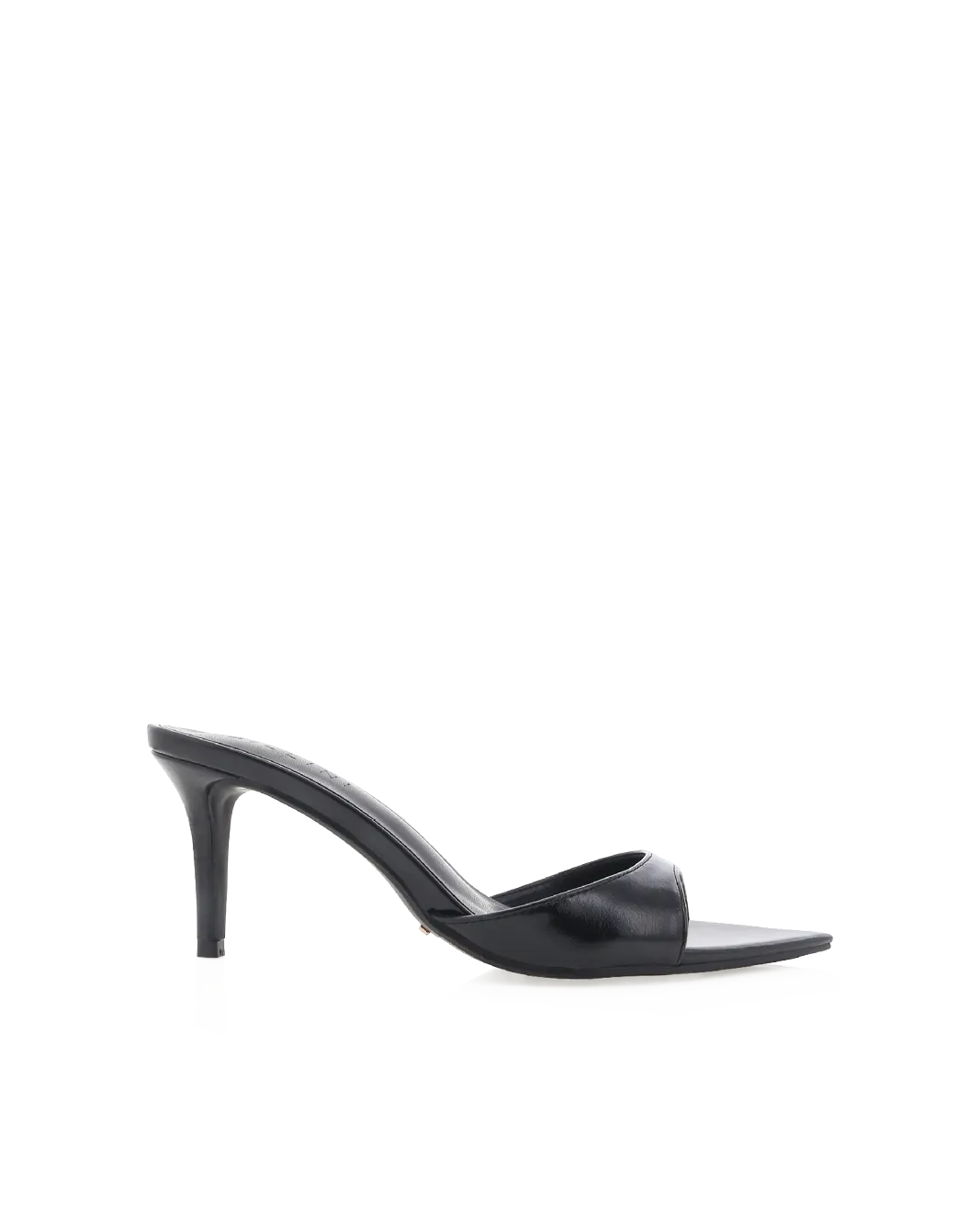 Bridal Shoes with Embellishments Peep Toe Booties ENSLEY - BLACK SHINE