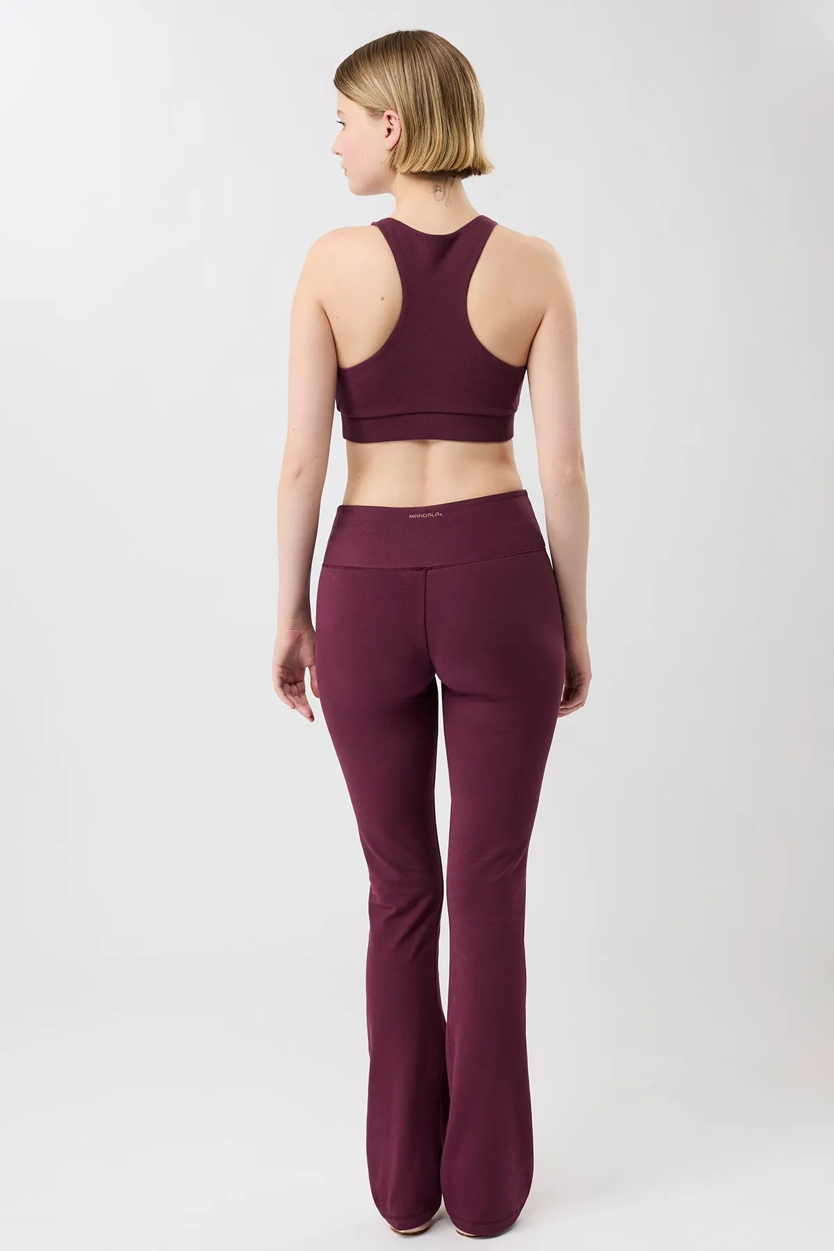 Envelope Flared Pants - Prism, GOTS Form Fitting Beginner Level Seamless Design