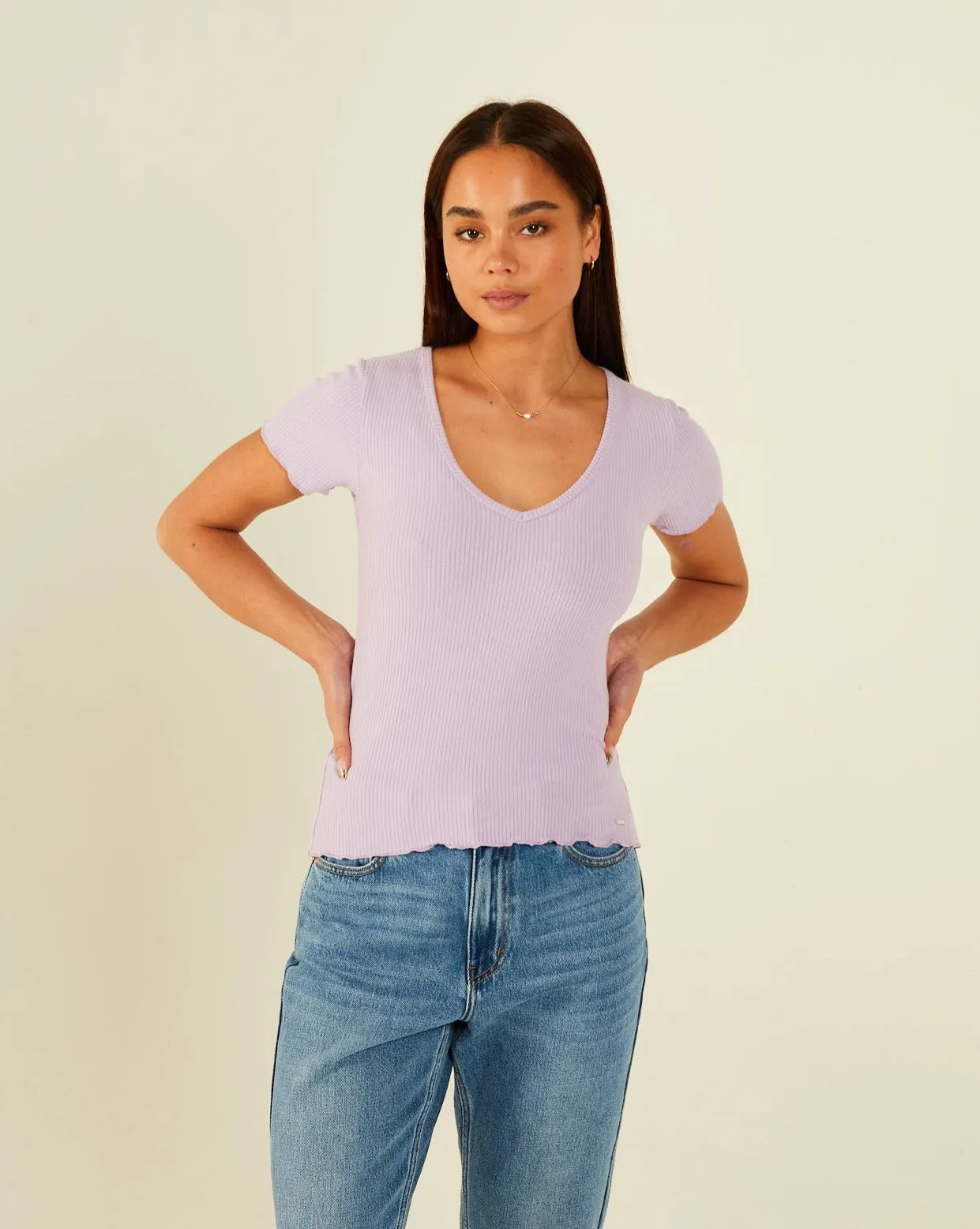Este T-Shirt Purple Rose Quick Dry Fabric