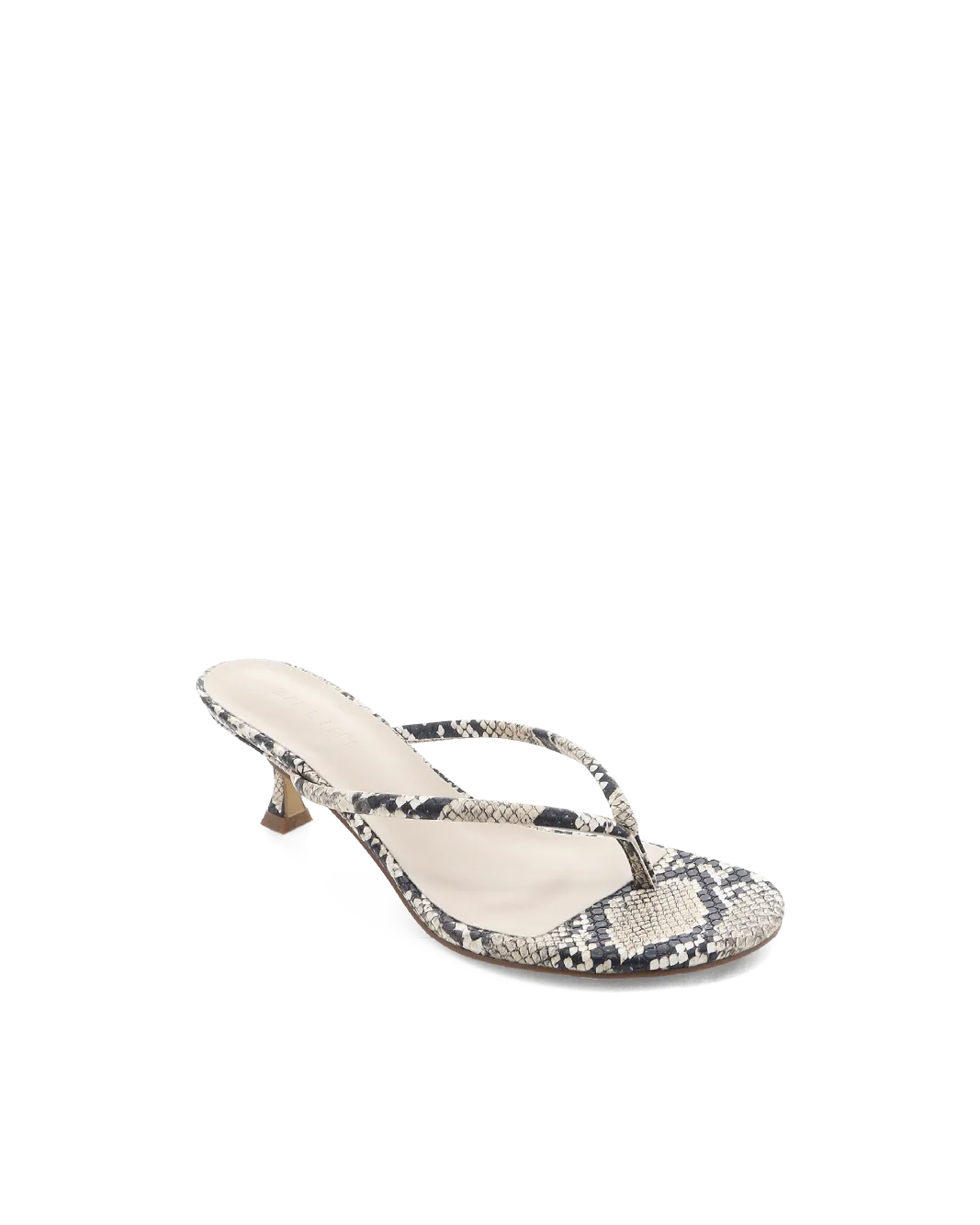 Padded Holiday Party Footwear ESTI - ECRU SNAKE