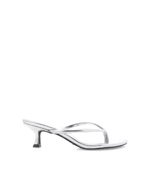 ESTI - SILVER METALLIC hypoallergenic Bridal Wedding Heels