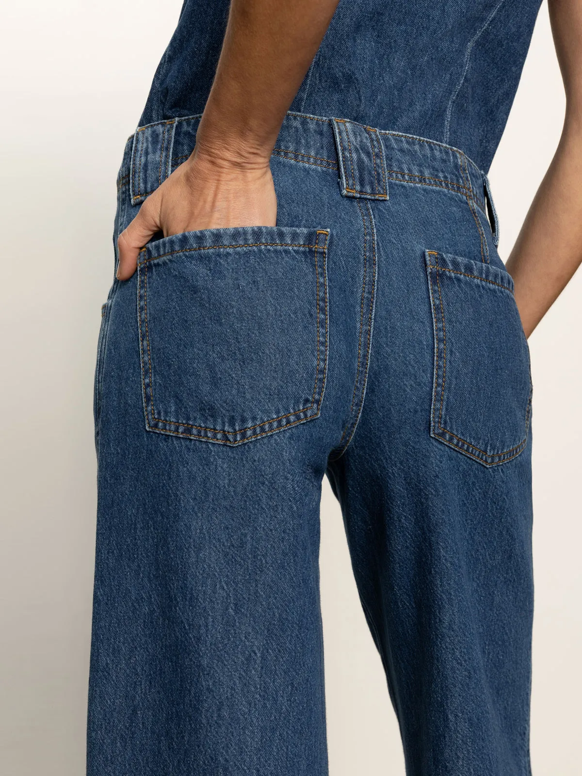 No Iron Arden Wide Leg Jeans Perfect Storm