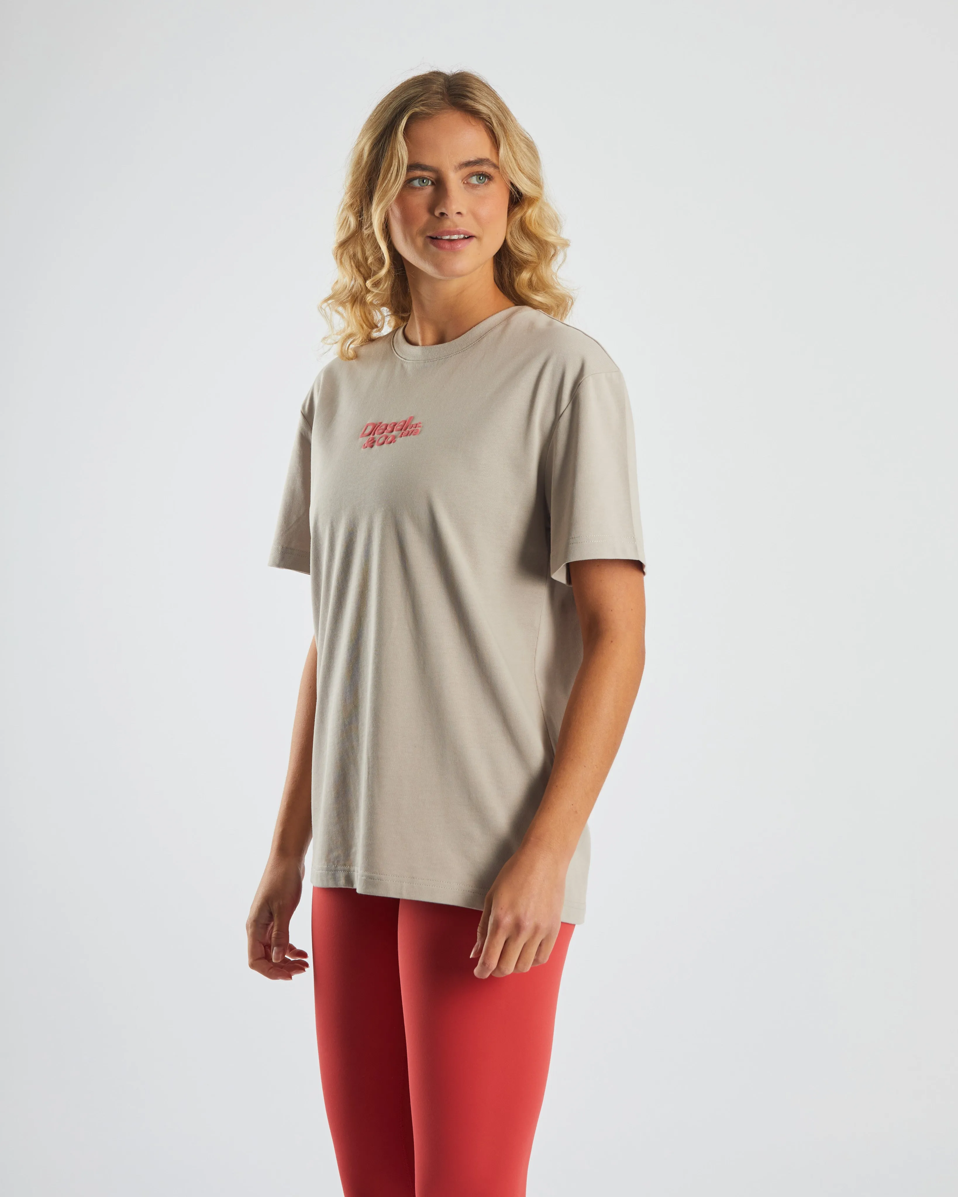 Cozy Fit Cool and Comfortable Rory Tee Warm Stone