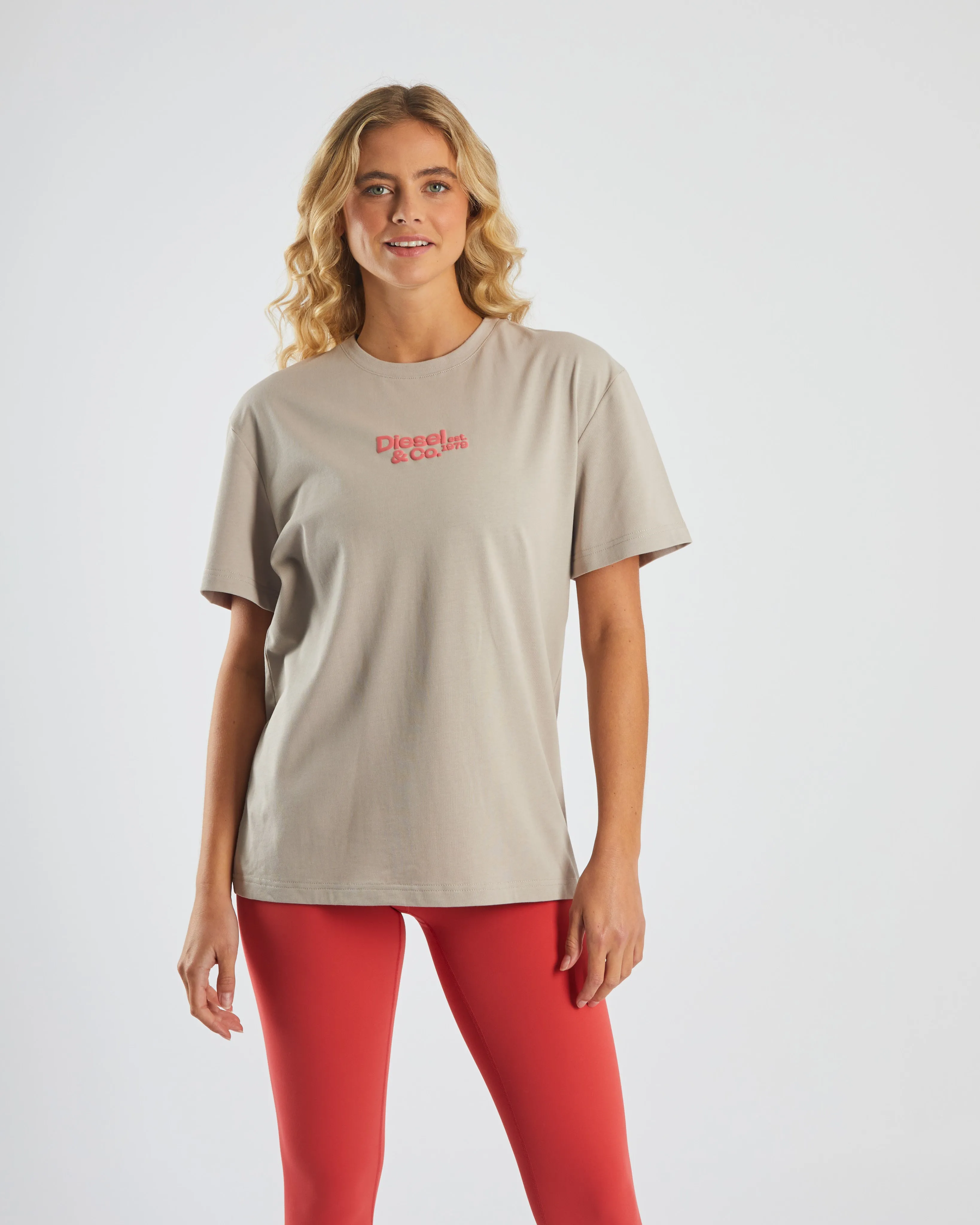 Rory Tee Warm Stone Relaxed fit wear
