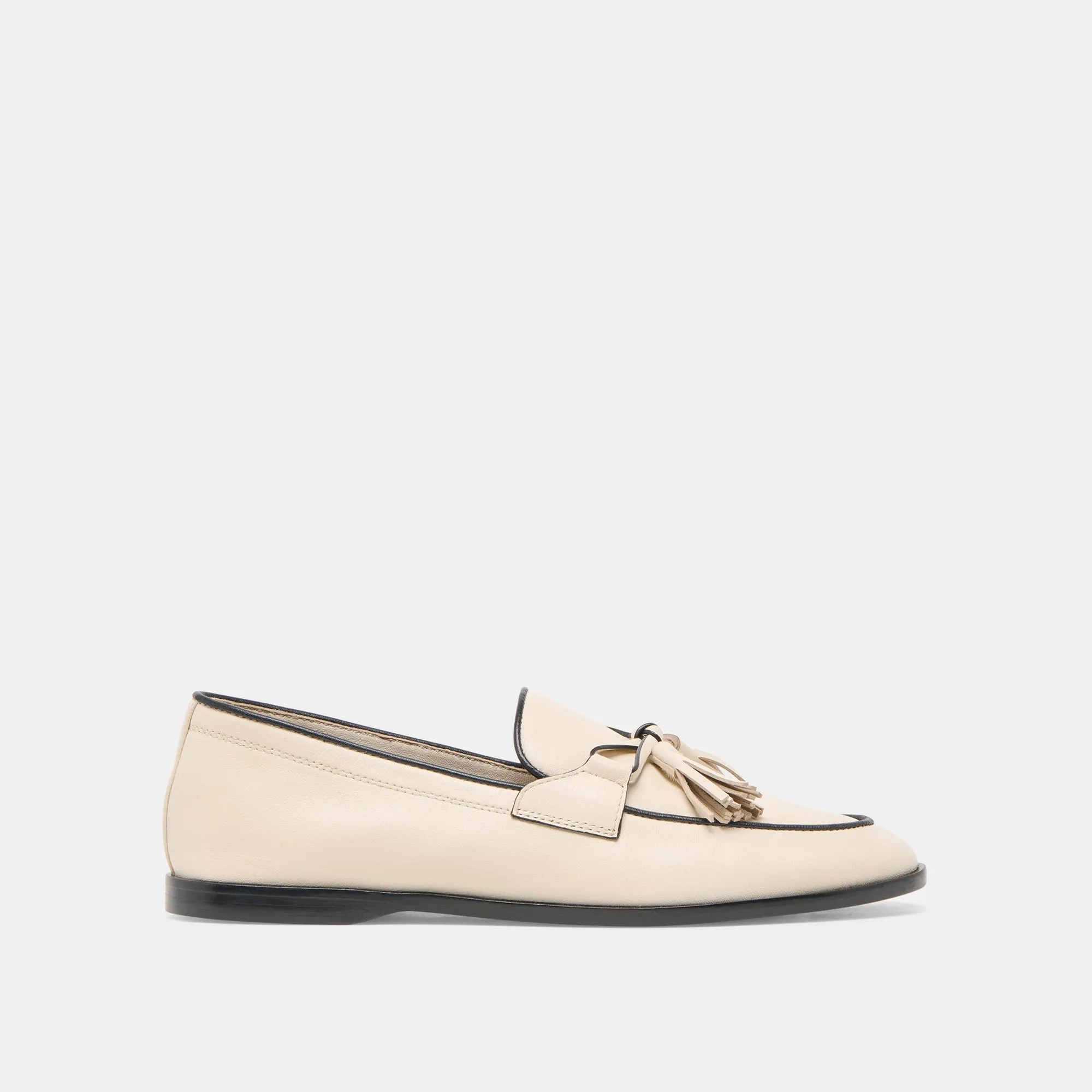Travel Light Design LOKLAN LOAFERS IVORY LEATHER