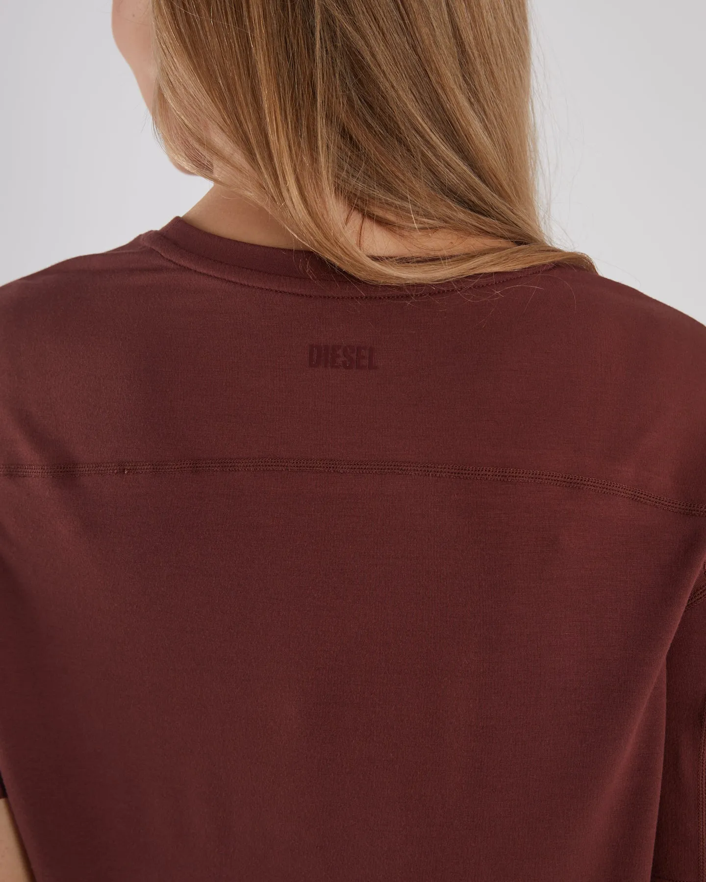 Evie Tee Auburn Rust Low Impact Dye Casual Essential Wear