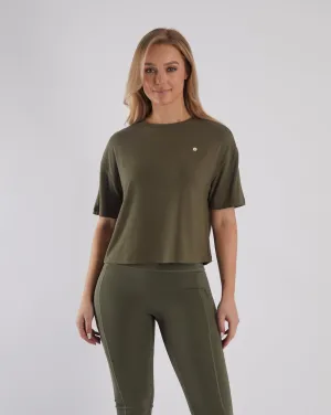 Flexible Waist Evie Tee Seaweed